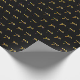 黒番フェイク金ゴールド7位（7位）イベント ラッピングペーパー