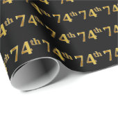 黒番フェイク金ゴールド74位(74位)イベント ラッピングペーパー (ロールコーナー)