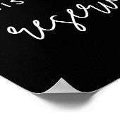 黒番席は座席指定席 ポスター (角)