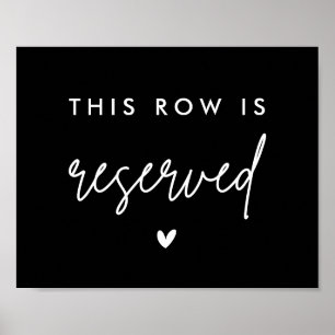 黒番席は座席指定席 ポスター