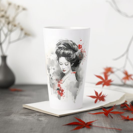 黒番芸者 カフェラテマグ