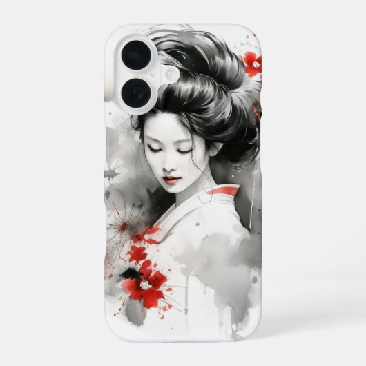 黒番芸者 iPhone 16ケース (裏面)