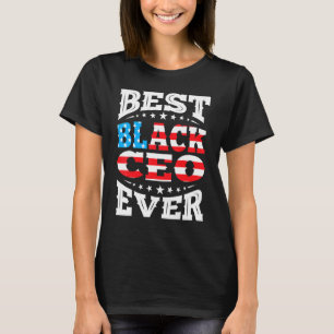 黒番CEO第47月4日アメリカ国旗 Tシャツ