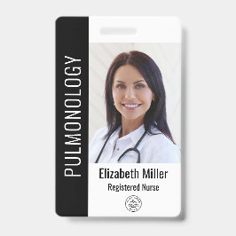 黒病院医療従業者写真ID バッジ