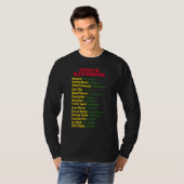 黒発明者の歴史黒人歴史月間プロ Tシャツ (正面フル)