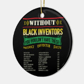 黒発明者の歴史黒人歴史月間 セラミックオーナメント (左)