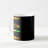 黒発明者忘れの歴史黒史 コーヒーマグカップ (正面左)