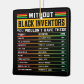 黒発明者忘れの歴史黒史 セラミックオーナメント (左)