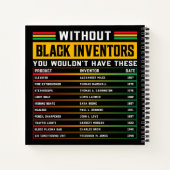 黒発明者忘れの歴史黒史 ノートブック (裏面)