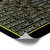 黒発明者忘れの歴史黒史 ポスター (角)