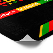 黒発明者忘れの歴史黒史 ポスター (角)