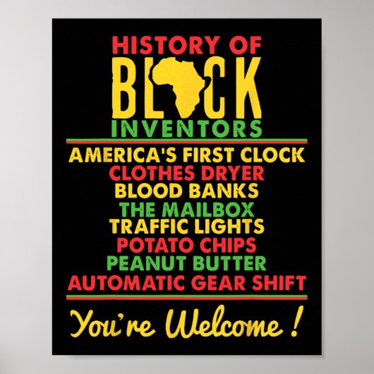 黒発明者忘れの歴史黒史 ポスター (正面)