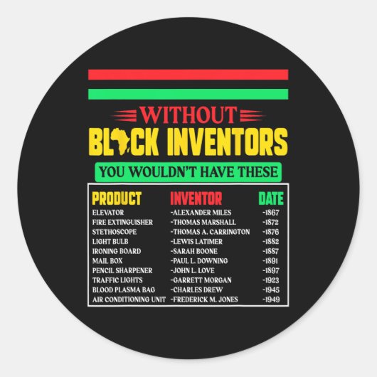 黒発明者忘れの黒史の月5 ラウンドシール (正面)