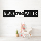 黒白と黒の生命体を育て 横断幕 (インサイチュ)