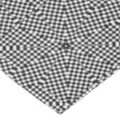 黒白のチェック柄 ダイヤモンド 現代的なパターン テーブルクロス (アングル)
