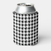 黒白のヒウンドトゥース 缶クーラー (缶裏面)