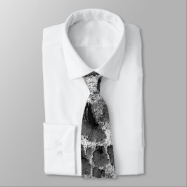 黒白の丸い枕を持つサンゴ ネクタイ