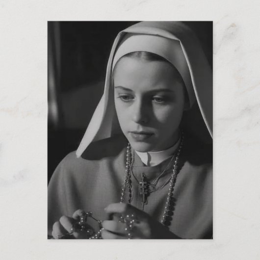 黒白の修道女 ポストカード (正面)