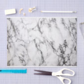 黒白の大理石のテクスチャ 薄葉紙 (クラフト)