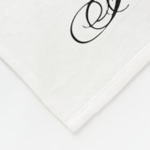 黒白の宇宙馬 フリースブランケット (角)