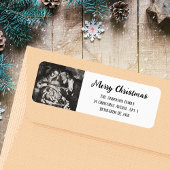 黒白の宗教的クリスチャン聖降誕祭 ラベル