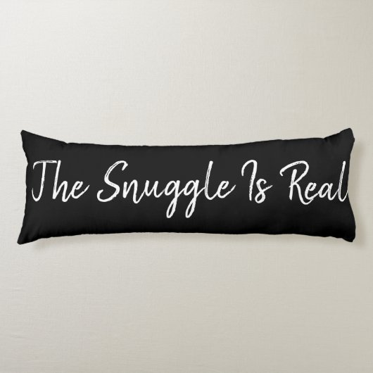 黒白の寄り角実在 ボディピロー (正面)