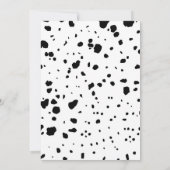 黒白の手のジェスチャー1 招待状 (裏面)