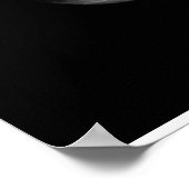 黒白の満月 ポスター (角)