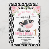 黒白の牛、あなたはムーの招待状を聞いたことがありますか 招待状 (正面/裏面)