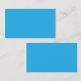 黒白の猫の青い背景 コーリングカード