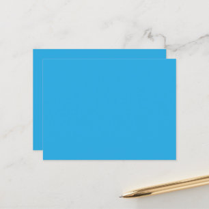 黒白の猫の青い背景 ポストカード