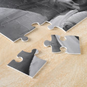 黒白の自由の女神 ジグソーパズル (側面)