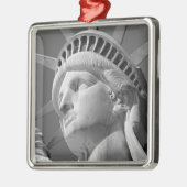 黒白の自由の女神 メタルオーナメント (左)