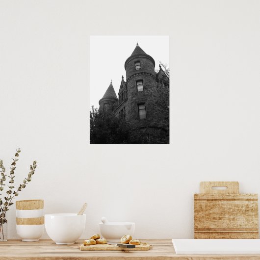 黒白の街 ポスター (キッチン)