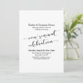 黒白の誓い更新お祝い記念日 招待状 (スタンド正面)