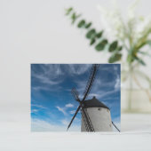 黒白の風車 ポストカード (スタンド正面)