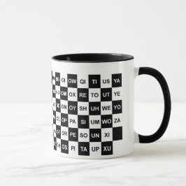 黒白の2文字 マグカップ