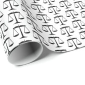 黒白はかりで測正義法 ラッピングペーパー (ロールコーナー)