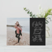 黒白はっきりしたの写真の日付 セーブザデート (スタンド正面)