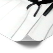 黒白ひまわり ポスター (角)