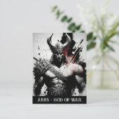 黒白アレス戦争の神 ポストカード (スタンド正面)