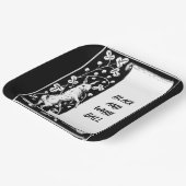 黒白イベント巻物 ペーパープレート (傾斜あり)