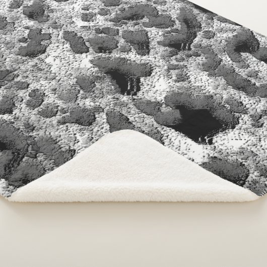 黒白サンゴ シェルパブランケット (3/4)