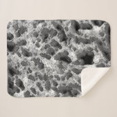 黒白サンゴ シェルパブランケット (正面(横))