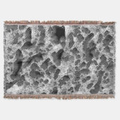 黒白サンゴ スローブランケット (正面)