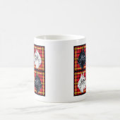 黒白スコティッシュテリアマグ コーヒーマグカップ (中央)