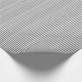 黒白ストライプ紙-8ギフト包装 ラッピングペーパー (角)