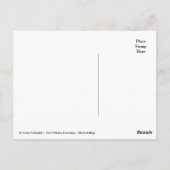 黒白セントルイス大聖堂ニューオーリンズ ポストカード (裏面)