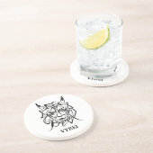 黒白トライバルドラゴン コースター (側面)