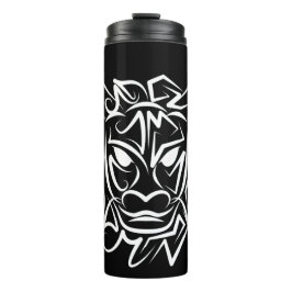 黒白トライバルドラゴン タンブラー